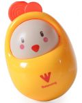 Бебешка играчка Huanger - Roly Poly, пиле  - 3t