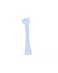 Kikkaboo Лъжица силиконова Giraffe Синя - 1t
