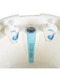 Бебешка вана с вграден термометър и аксесоари Cangaroo Dolphin, синя - 3t