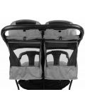 Бебешка количка за близнаци KikkaBoo - Happy 2, Light Grey - 6t