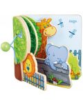 Бебешка дървена книжка Haba - Дивите животни - 2t