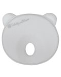 Бебешка мемори ергономична възглавница KikkaBoo -  Bear Airknit, сива - 1t