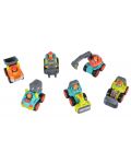 Бебешки строителни машини Hola Toys - 6 броя - 1t