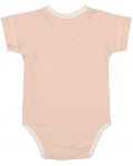 Бебешко боди Lassig - 50-56 cm, 0-2 месеца, розово-зелено, 2 броя - 3t