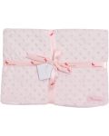 Бебешко одеяло Interbaby - Coral Fleece, розово, 80 х 110 cm - 1t