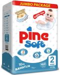 Бебешки пелени Pine Soft - Mini 2, 102 броя - 1t