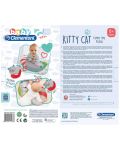 Бебешка възглавница Clementoni Baby - Kitty Cat, със залъгалка, асортимент - 4t