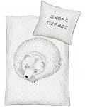 Бебешко спално бельо Bloomingville - Спящ мечок, 2 части, бяло - 1t