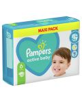 Бебешки пелени Pampers - Active Baby 6, XL, 44 броя  - 1t