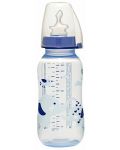 Бебешко шише NIP - Trendy, РР, Flow B, 6 м+, 250 ml - 1t