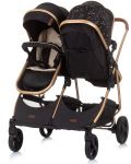 Бебешка количка за близнаци Chipolino - Дуо Смарт, Абанос - 4t
