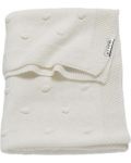 Бебешко одеяло Meyco Baby - 75 х 100 cm, бяло - 1t