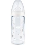 Бебешко шише Nuk First Choice - Temperature control, 300 ml, бяло - 1t
