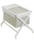 Бебешка кошара Interbaby - Със спален комплект, бежова - 1t