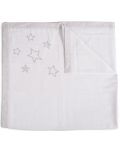 Бебешко одеяло Cangaroo - Stars, сиво, 100 х 120 cm  - 1t