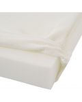 Бебешки сгъваем матрак Hugzzz - Snooze, 120 x 60 x 6 cm, pure white - 4t