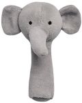 Бебешка дрънкалка Jollein - Elephant Storm Grey - 1t