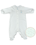 Бебешко гащеризонче с дълги ръкави For Babies - Мече, лимитирано, 1-3 месеца - 1t