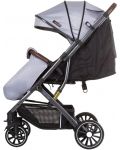 Бебешка лятна количка Chipolino - Combo, сребърно сиво - 4t