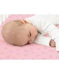 Бебешки чаршафи KeaBabies - 2 броя, органичен памук, 60 х 120 cm, розов/бял Abc - 3t