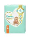 Бебешки пелени Pampers - Premium Care 3, 20 броя  - 1t