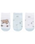 Бебешки летни чорапи Kikka Boo - Dream Big, 6-12 месеца, 3 броя, Blue  - 3t
