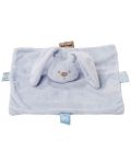 Бебешкo меко одеялце Nattou - Синьо зайче - 1t