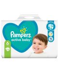Бебешки пелени Pampers - Active Baby 6, 96 броя - 1t