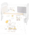 Бебешки спален комплект от 2 части Kikka Boo - Joyful Mice, 70/140 - 1t