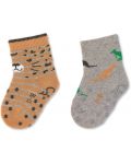 Бебешки чорапи за пълзене Sterntaler - 21/22 размер, 18-24 месеца, 2 чифта - 1t