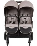 Бебешка количка за близнаци Chipolino - Top Stars, макадамия - 2t