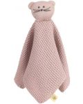 Бебешка играчка-кърпа за гушкане Lassig - Little Chums, Mouse - 1t