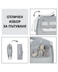 Бебешка кошара Hauck - Play N Relax Center, Quilted Grey - 8t