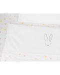 Бебешки спален комплект за мини-кошара KikkaBoo Rabbits in Love - 3 части - 2t