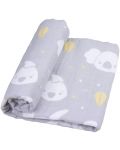 Бебешко муселиново одеяло Playgro - Fauna Friends, 70 х 70 cm - 3t