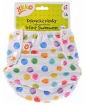 Бебешки бански Xkko - Watercolor Polka Dots - 1t
