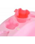 Бебешка вана с подложка Cangaroo - Larissa, 89 cm, розова - 5t