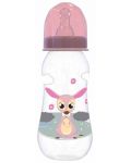 Бебешко шише Lorelli Baby Care - 250 ml, розово - 1t