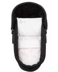 Бебешки спален комплект за количка Kikka Boo - 6 части, Pink Circles - 2t