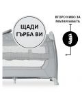 Бебешка кошара Hauck - Play N Relax Center, Quilted Grey - 7t