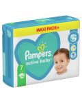 Бебешки пелени Pampers - Active Baby 7, 40 броя  - 8t