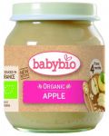 Био плодово пюре Babybio - Ябълки, 130 g - 1t