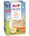 Био инстантна млечна каша Hipp - Плодове и йогурт, 250 g - 1t