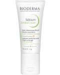 Bioderma Sébium Крем срещу несъвършенства с цвят  Global Cover, 30 ml - 1t
