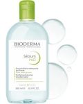 Bioderma Sébium Комплект - Мицеларна вода H2O, с помпа, 2 x 500 ml - 4t