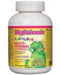 BigFriends Multi-Vitamin & Minerals, 60 дъвчащи таблетки, Natural Factors - 1t