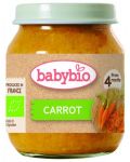Био зеленчуково пюре Babybio - Моркови, 130 g - 1t
