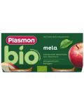 Био пюре Plasmon - Ябълка, 6 м+, 2 х 80 g  - 1t