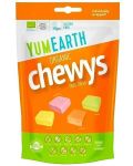 Био бонбони YumEarth – Дъвчащи плодови бонбони, Organic Chewys, 30 броя, 142 g - 1t