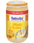 Био плодова каша Bebivita - Плодове с мюсли, 250 g  - 1t
